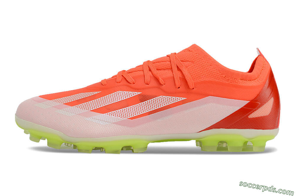 Adidas X Crazyfast.1 FG Low-Tops Football Boots - Red/White/Yellow 2