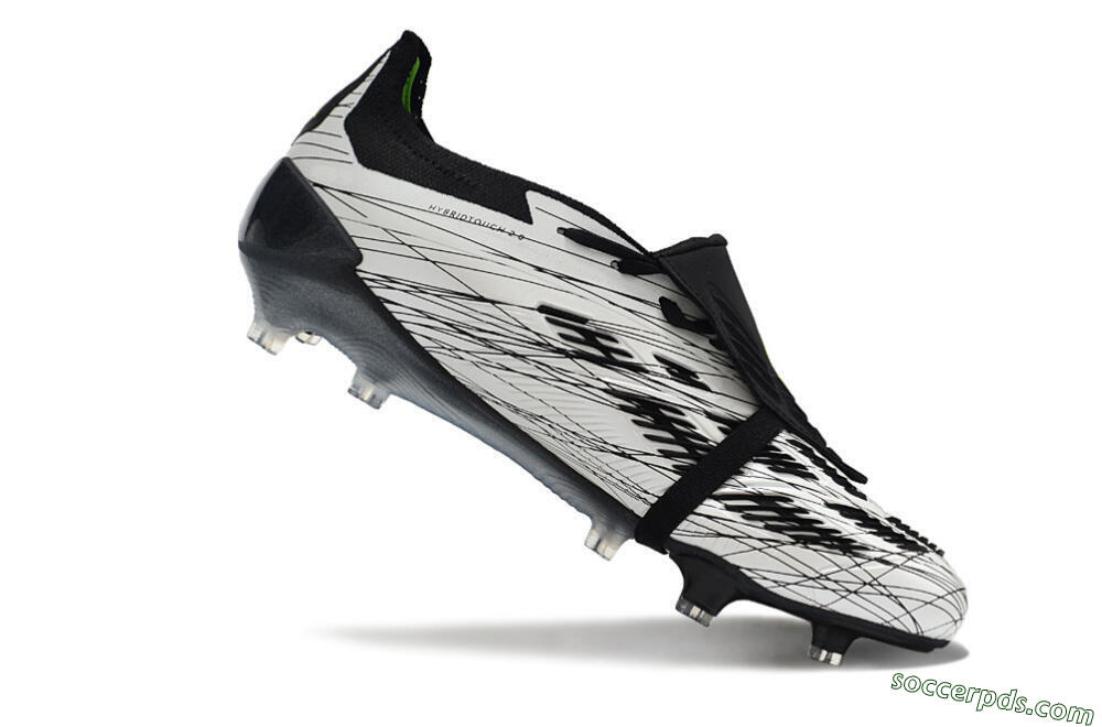 Adidas Predator Elite Foldover Tongue FG Low-Tops Football Boots - White/Black/Yellow 4