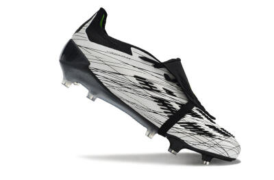 Adidas Predator Elite Foldover Tongue FG Low-Tops Football Boots - White/Black/Yellow