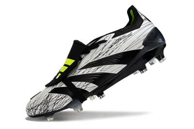 Adidas Predator Elite Foldover Tongue FG Low-Tops Football Boots - White/Black/Yellow