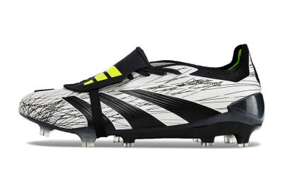 Adidas Predator Elite Foldover Tongue FG Low-Tops Football Boots - White/Black/Yellow