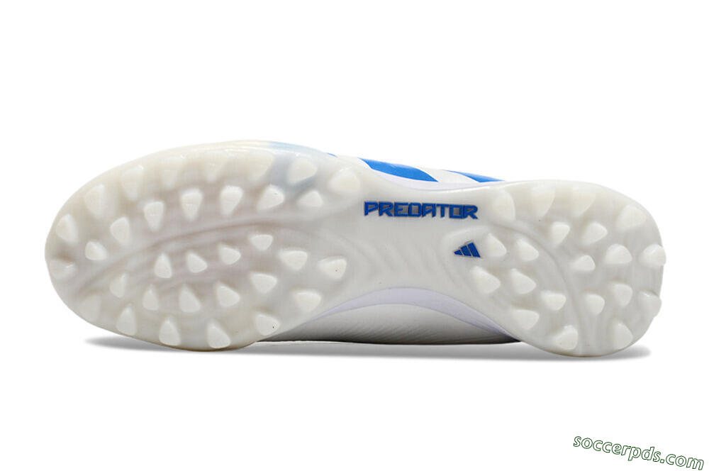 Adidas Predator 24 Elite TF Low-Tops Football Shoes - Beige/White/Blue 6