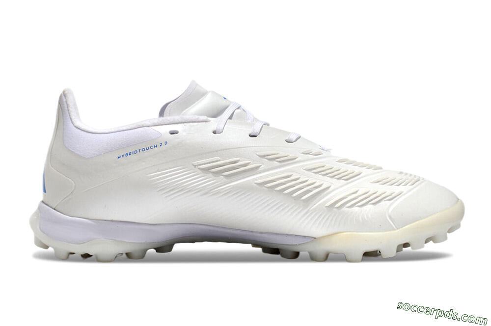 Adidas Predator 24 Elite TF Low-Tops Football Shoes - Beige/White/Blue 7