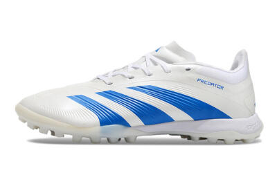 Adidas Predator 24 Elite TF Low-Tops Football Shoes - Beige/White/Blue