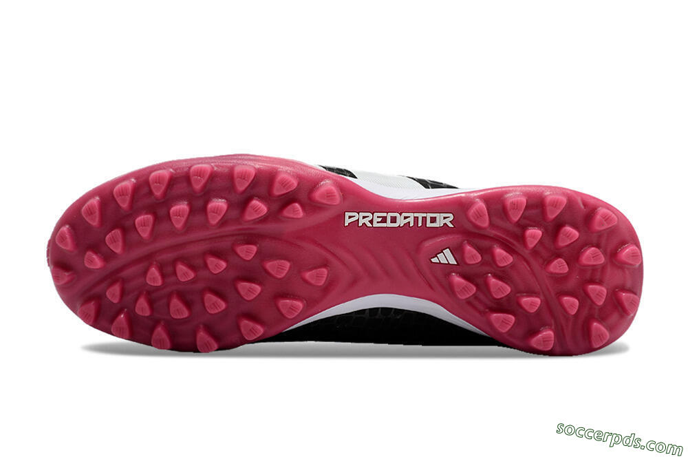 Adidas Predator 24 Elite TF Low-Tops Football Shoes - Black/Red/White 6