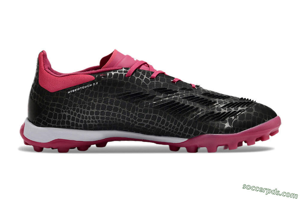 Adidas Predator 24 Elite TF Low-Tops Football Shoes - Black/Red/White 7