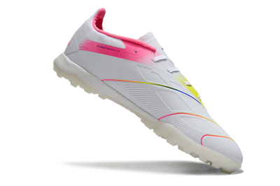 Adidas Predator 24 Elite TF Low-Tops Football Shoes - White/Pink/Blue/Yellow