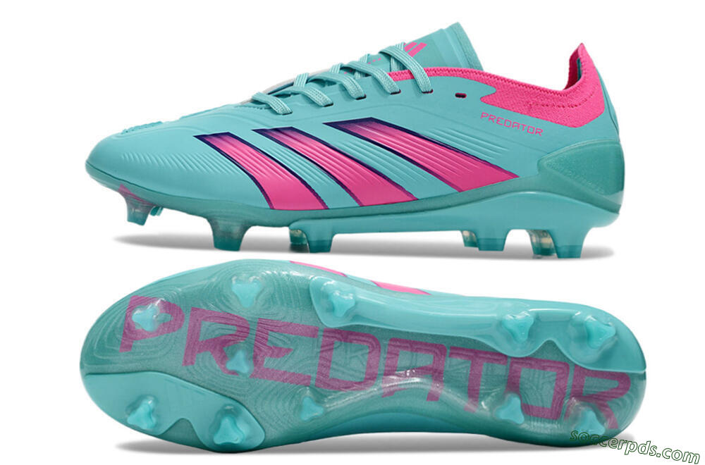 Adidas Predator Accuracy FG Low-Tops Football Boots - Jade/Pink/Purple 0