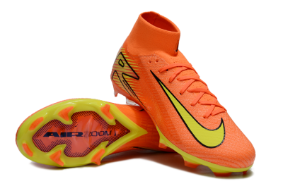 Nike Air Zoom Mercurial Superfly 10 Elite FG High-Tops Football Boots - Red/Yellow/Black