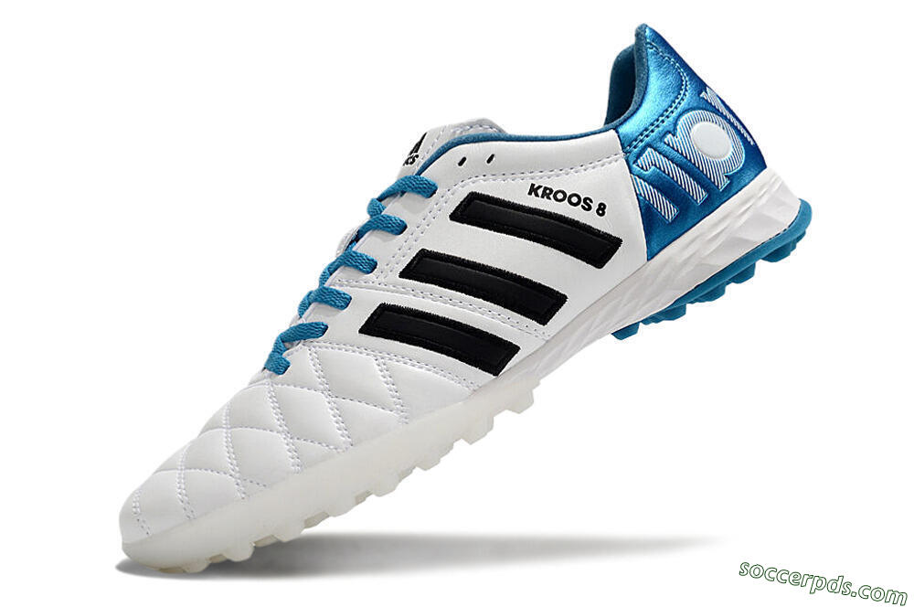 Adidas AdiPure 11Pro X PD25 Trx TF Low-Tops Football Shoes - White/Black/Blue 5