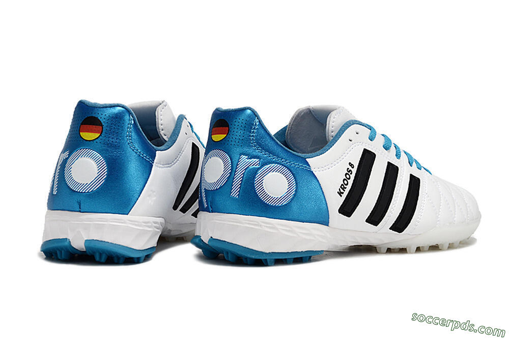 Adidas AdiPure 11Pro X PD25 Trx TF Low-Tops Football Shoes - White/Black/Blue 6