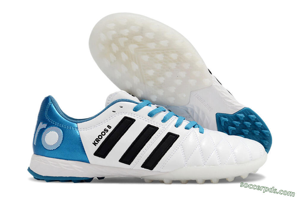 Adidas AdiPure 11Pro X PD25 Trx TF Low-Tops Football Shoes - White/Black/Blue 1