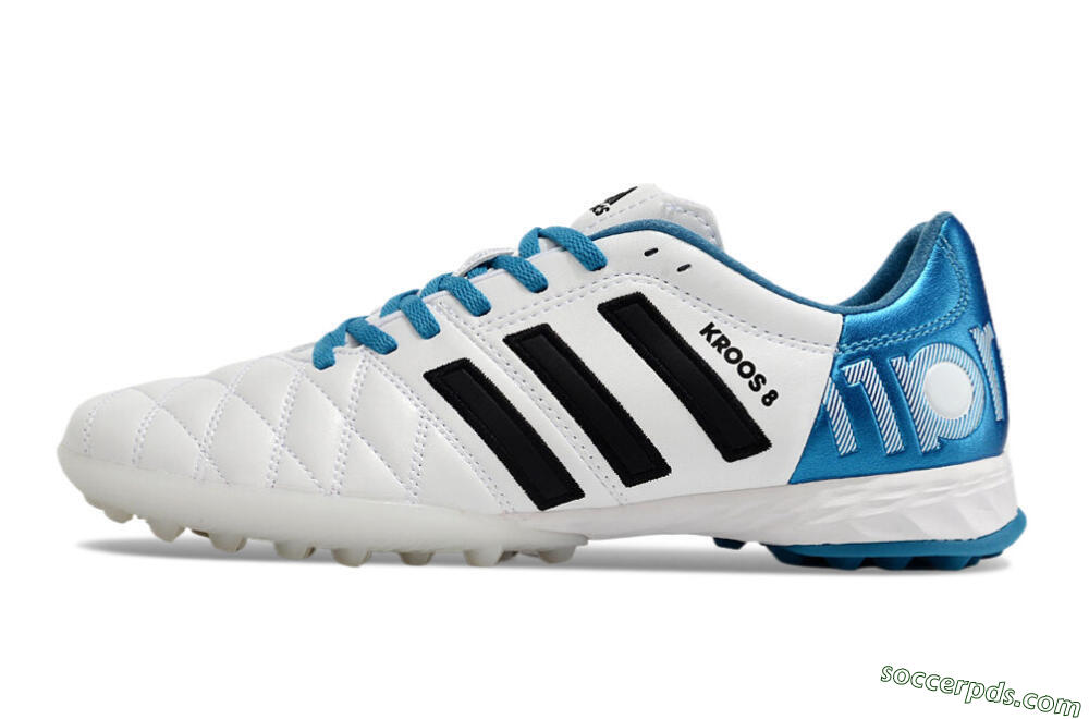 Adidas AdiPure 11Pro X PD25 Trx TF Low-Tops Football Shoes - White/Black/Blue 2