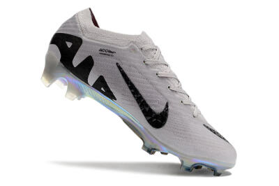 Nike Air Zoom Mercurial Vapor 15 Elite FG Low-Tops Football Boots - Grey/Black/Gold