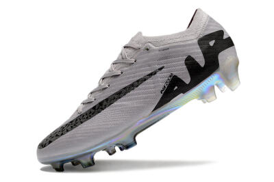 Nike Air Zoom Mercurial Vapor 15 Elite FG Low-Tops Football Boots - Grey/Black/Gold