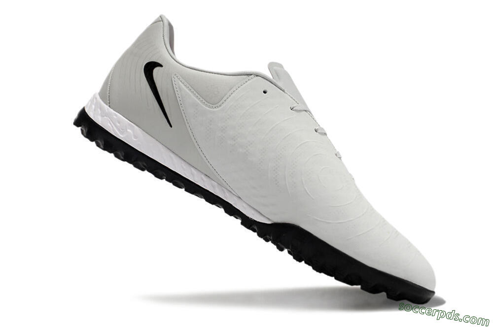 Nike Phantom GX 2 Acad LV8 TF Low-Tops Football Shoes - Grey/Black/White 4