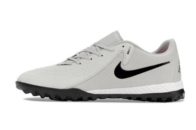 Nike Phantom GX 2 Acad LV8 TF Low-Tops Football Shoes - Grey/Black/White