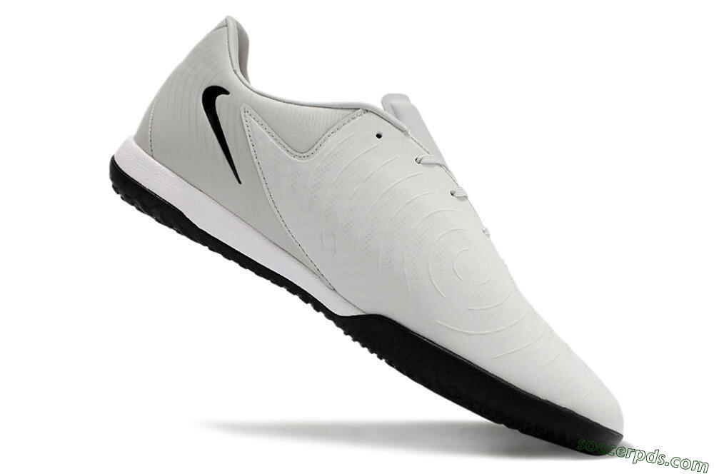 Nike Phantom GX 2 Acad LV8 IC Low-Tops Football Shoes - Grey/Black/White 4
