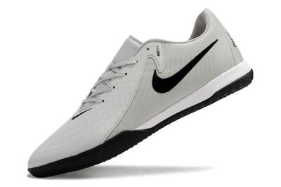 Nike Phantom GX 2 Acad LV8 IC Low-Tops Football Shoes - Grey/Black/White