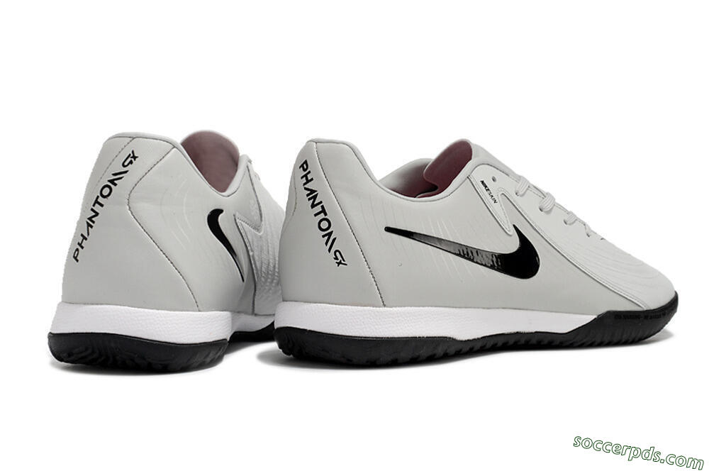 Nike Phantom GX 2 Acad LV8 IC Low-Tops Football Shoes - Grey/Black/White 6