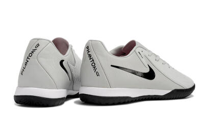 Nike Phantom GX 2 Acad LV8 IC Low-Tops Football Shoes - Grey/Black/White
