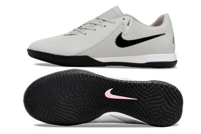 Nike Phantom GX 2 Acad LV8 IC Low-Tops Football Shoes - Grey/Black/White