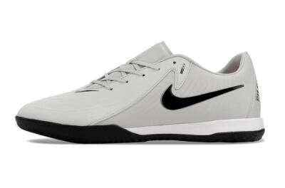 Nike Phantom GX 2 Acad LV8 IC Low-Tops Football Shoes - Grey/Black/White