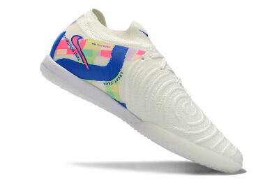 Nike Phantom GX 2 Elite IC Low-Tops Football Shoes - Beige/Blue/Yellow/Pink
