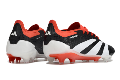 Adidas Predator Elite FG Low-Tops Football Boots - Black/White/Red