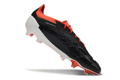 Adidas Predator Elite FG Low-Tops Football Boots - Black/White/Red