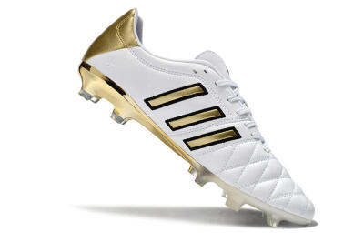Adidas AdiPure 11Pro X PD25 Trx FG Low-Tops Football Boots - White/Gold/Black