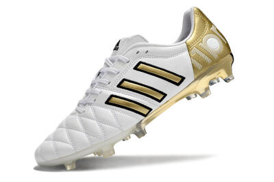 Adidas AdiPure 11Pro X PD25 Trx FG Low-Tops Football Boots - White/Gold/Black