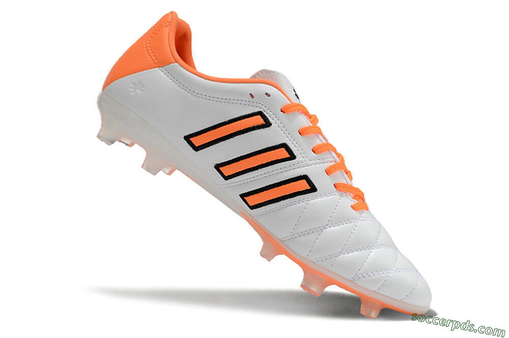 Adidas AdiPure 11Pro X PD25 Trx FG Low-Tops Football Boots - White/Orange/Black 4