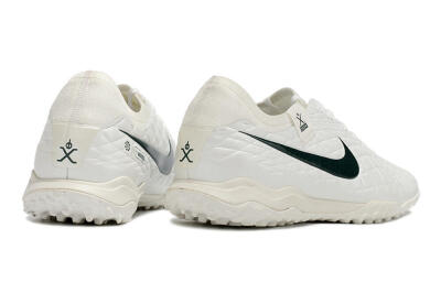 Nike Tiempo Legend 10 Pro TF Low-Tops Football Shoes - White/Green