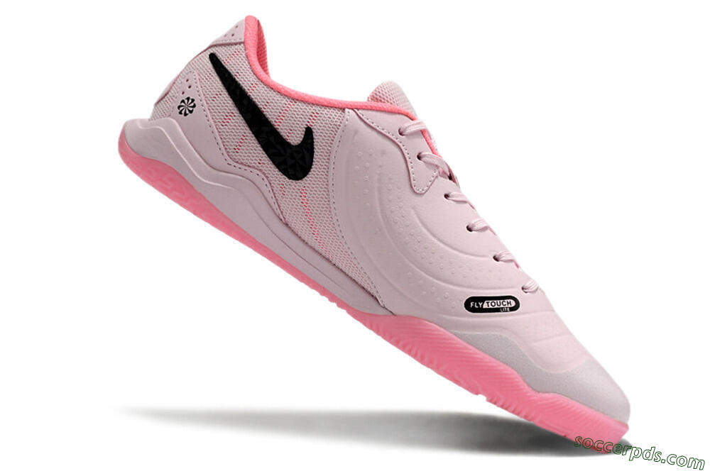 Nike Tiempo Legend 10 Academy IC Low-Tops Football Shoes - Pink/Black 4