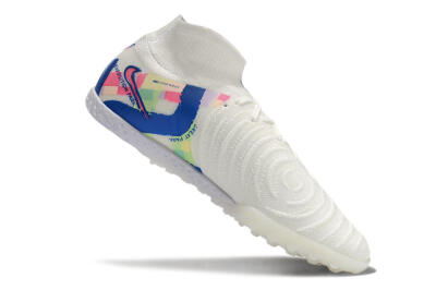 Nike Phantom Luna Elite NU TF High-Tops Football Shoes - Beige/Blue/Yellow/Pink