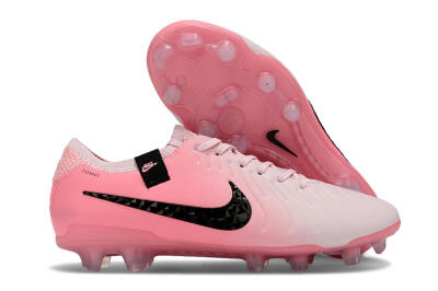 Nike Tiempo Legend 10 Elite FG Low-Tops Football Boots - Pink/Black