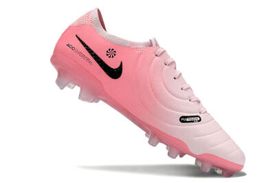 Nike Tiempo Legend 10 Elite FG Low-Tops Football Boots - Pink/Black
