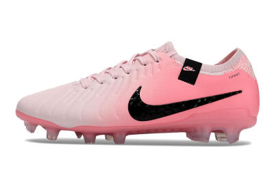 Nike Tiempo Legend 10 Elite FG Low-Tops Football Boots - Pink/Black