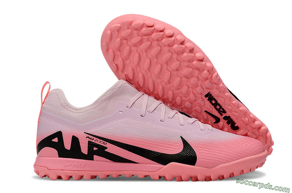 Nike Air Zoom Mercurial Vapor 15 Pro TF Low-Tops Football Shoes - Pink/Black 1