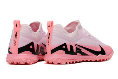 Nike Air Zoom Mercurial Vapor 15 Pro TF Low-Tops Football Shoes - Pink/Black
