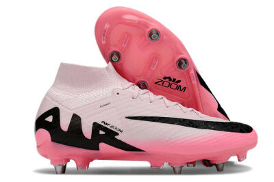 Nike Air Zoom Mercurial Superfly 9 Elite SG High-Tops Football Boots - Pink/Black