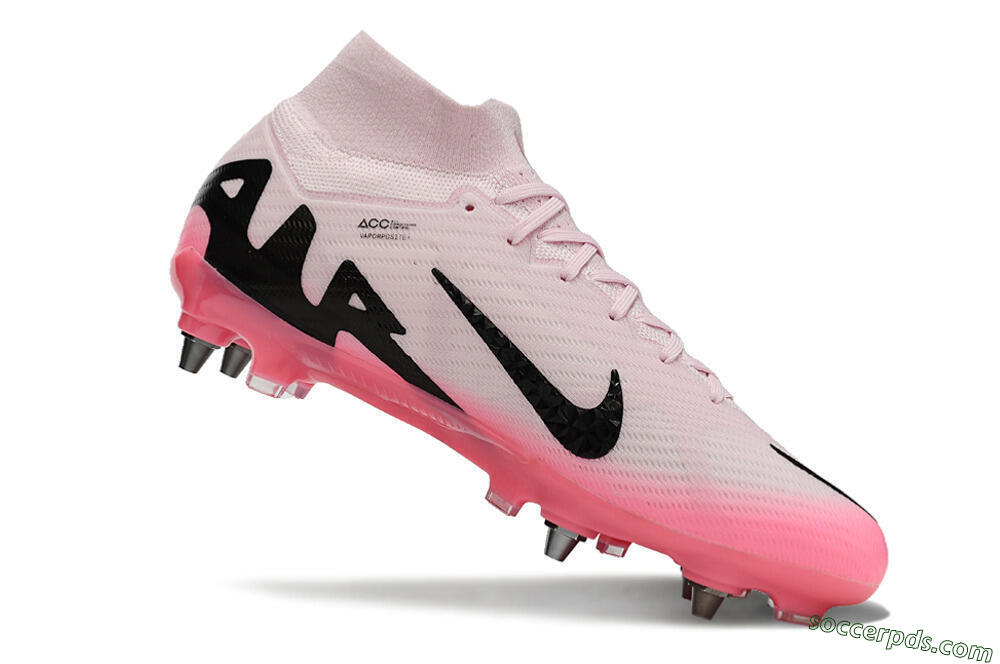 Nike Air Zoom Mercurial Superfly 9 Elite SG High-Tops Football Boots - Pink/Black 4