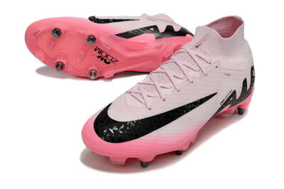 Nike Air Zoom Mercurial Superfly 9 Elite SG High-Tops Football Boots - Pink/Black