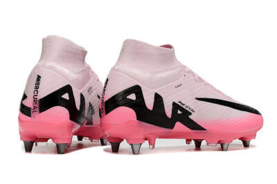 Nike Air Zoom Mercurial Superfly 9 Elite SG High-Tops Football Boots - Pink/Black