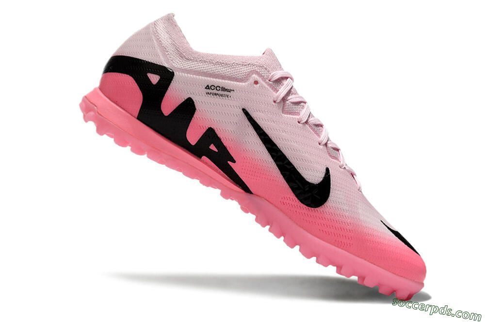 Nike Air Zoom Mercurial Vapor 15 Elite TF Low-Tops Football Shoes - Pink/Black 4