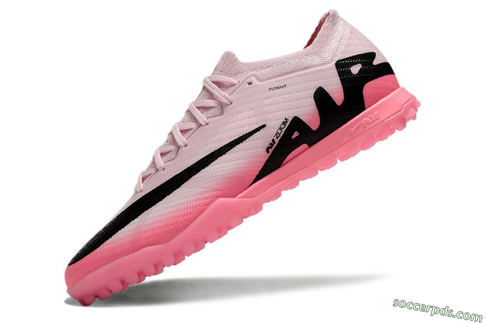Nike Air Zoom Mercurial Vapor 15 Elite TF Low-Tops Football Shoes - Pink/Black 5