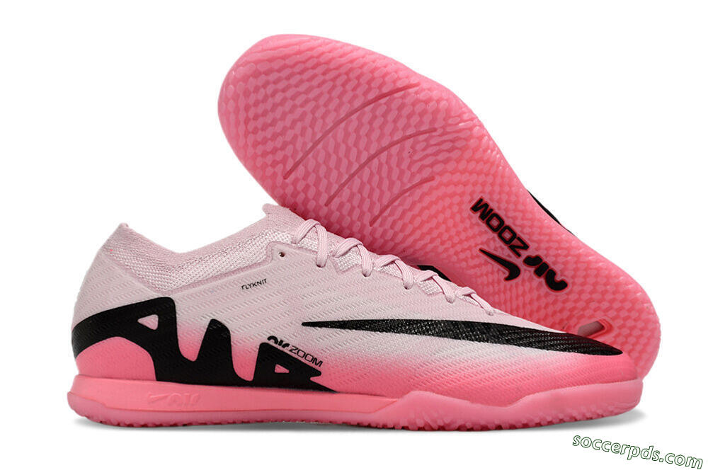 Nike Air Zoom Mercurial Vapor 15 Elite IC Low-Tops Football Shoes - Pink/Black 1