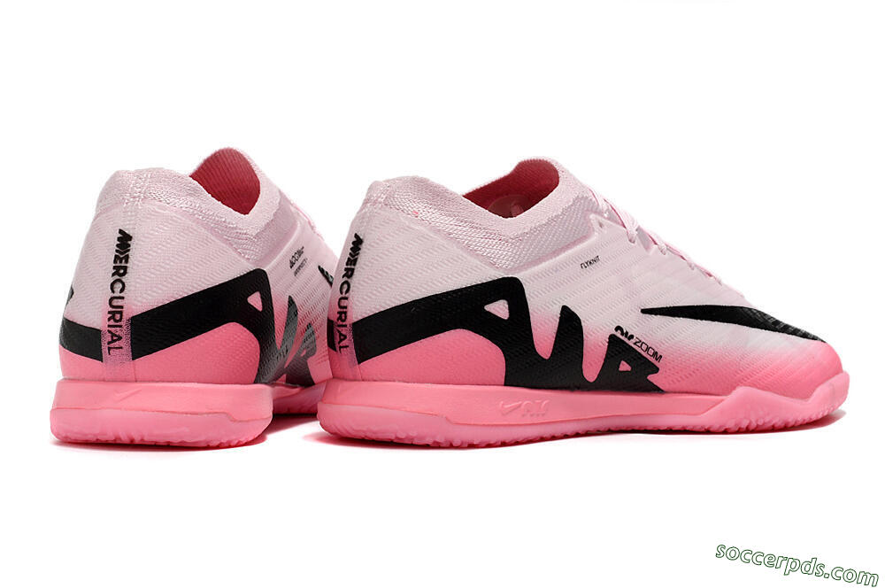 Nike Air Zoom Mercurial Vapor 15 Elite IC Low-Tops Football Shoes - Pink/Black 6
