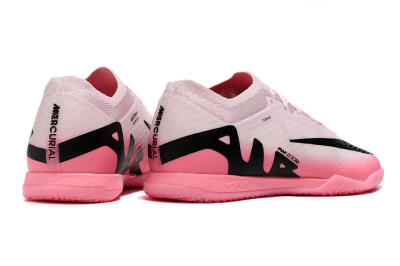 Nike Air Zoom Mercurial Vapor 15 Elite IC Low-Tops Football Shoes - Pink/Black